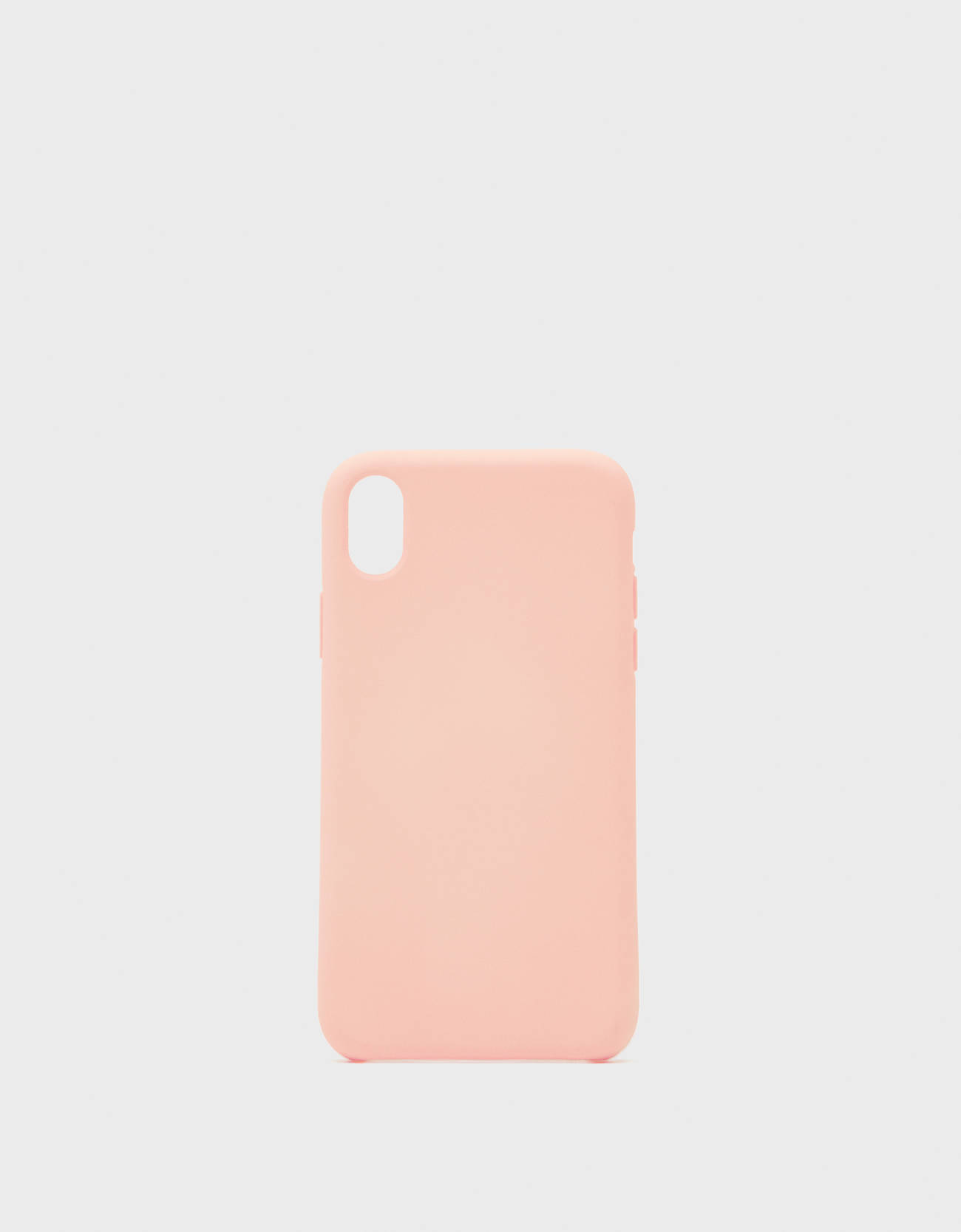 Розовый Монохромный чехол для iPhone XR Bershka