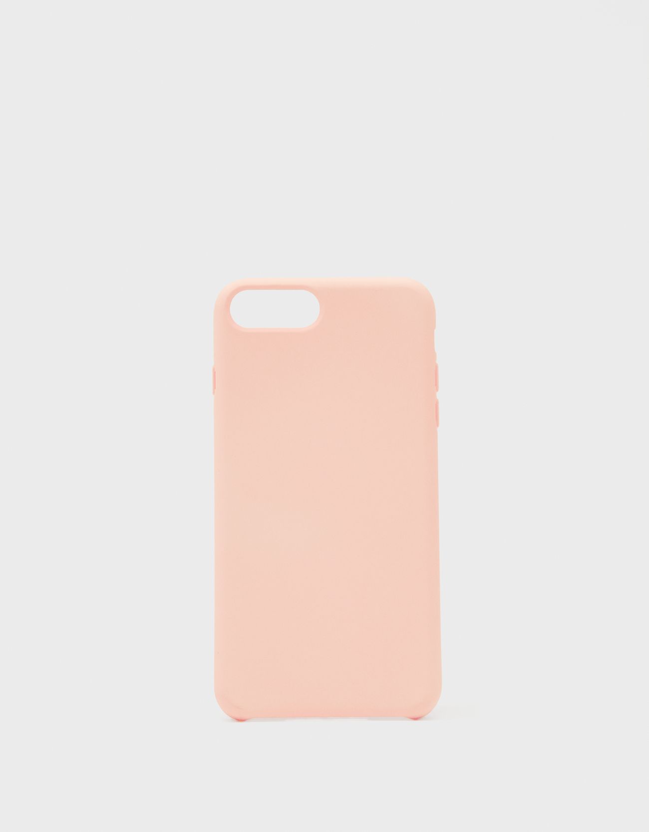 Монохромный чехол для iPhone 6 Plus / 7 Plus / 8 Plus Розовый Bershka