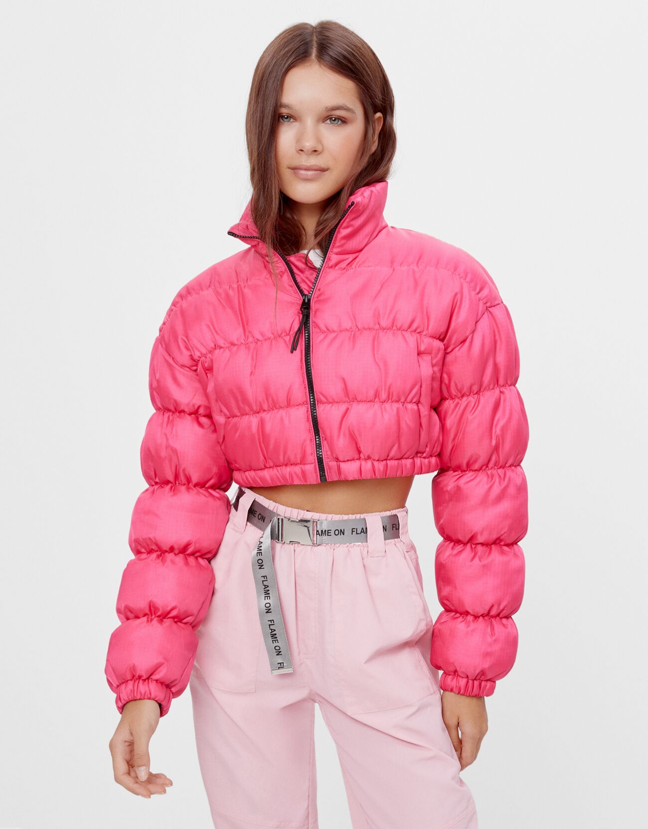 Короткая Розовая Куртка