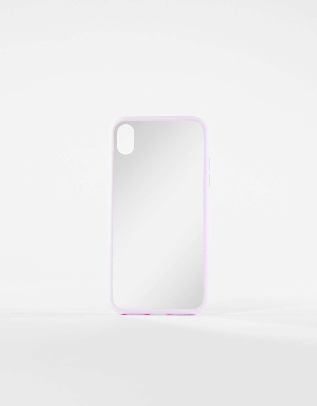 Зеркальный чехол для iPhone XR Фиолетовый Bershka