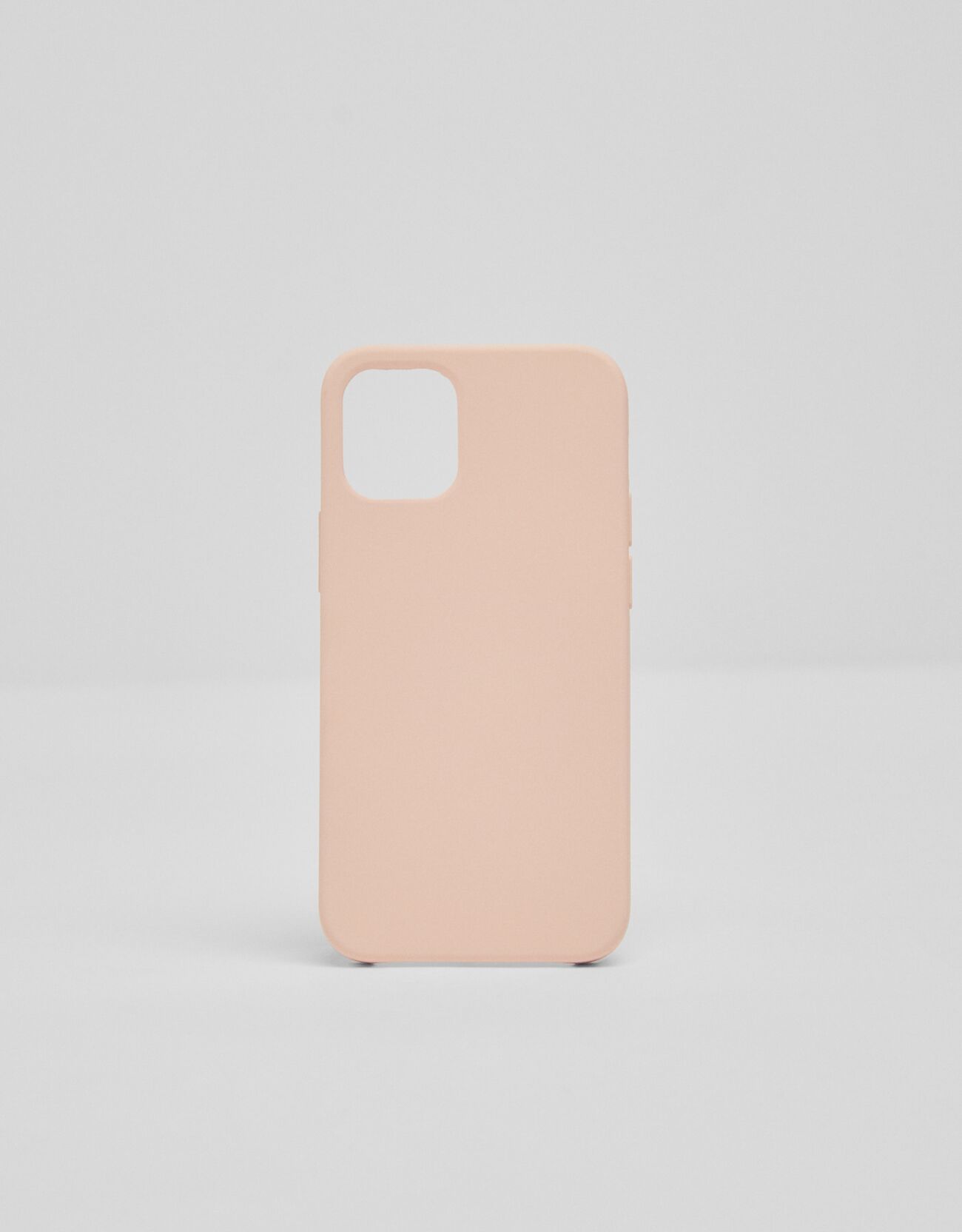 Однотонный чехол для iPhone 12 Pro Розовый Bershka