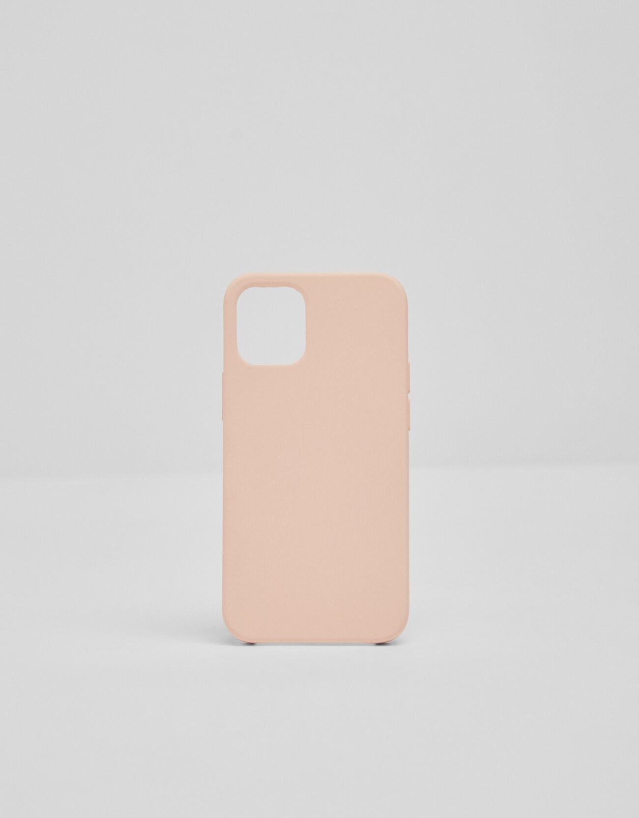 Однотонный чехол для iPhone 12 Mini Розовый Bershka