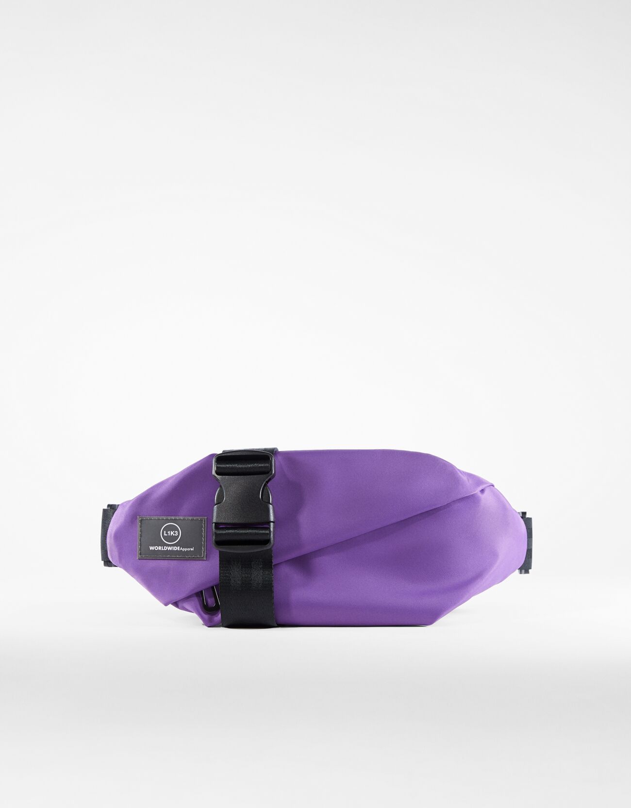 Поясная сумка с диагональной отделкой Фиолетовый Bershka