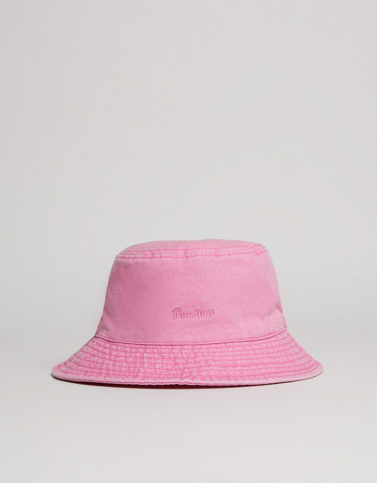 Шляпа с вышивкой Розовый Bershka