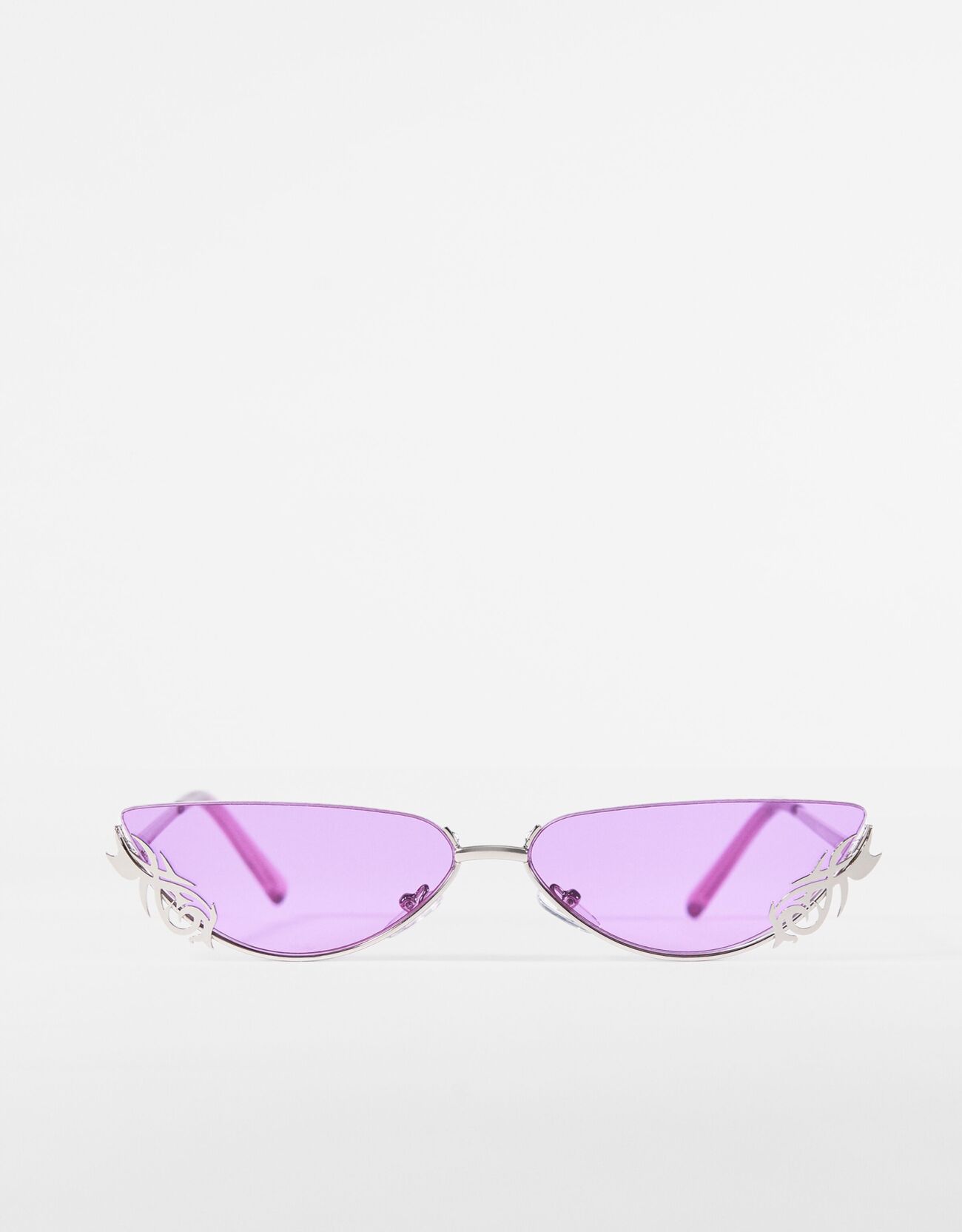Цветные солнцезащитные очки Фиолетовый Bershka