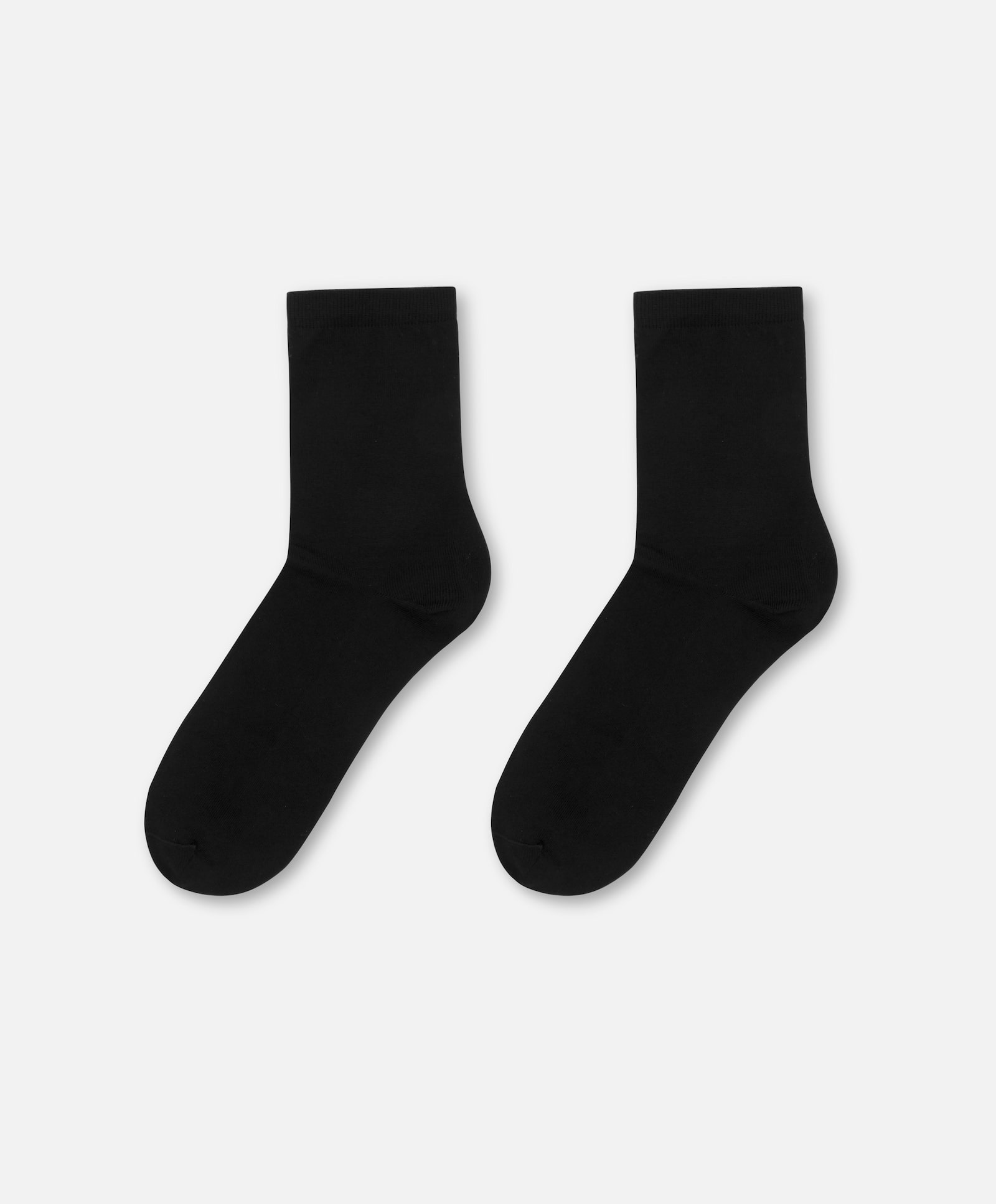 ЧЕРНЫЙ Шелковые носки средней длины Oysho