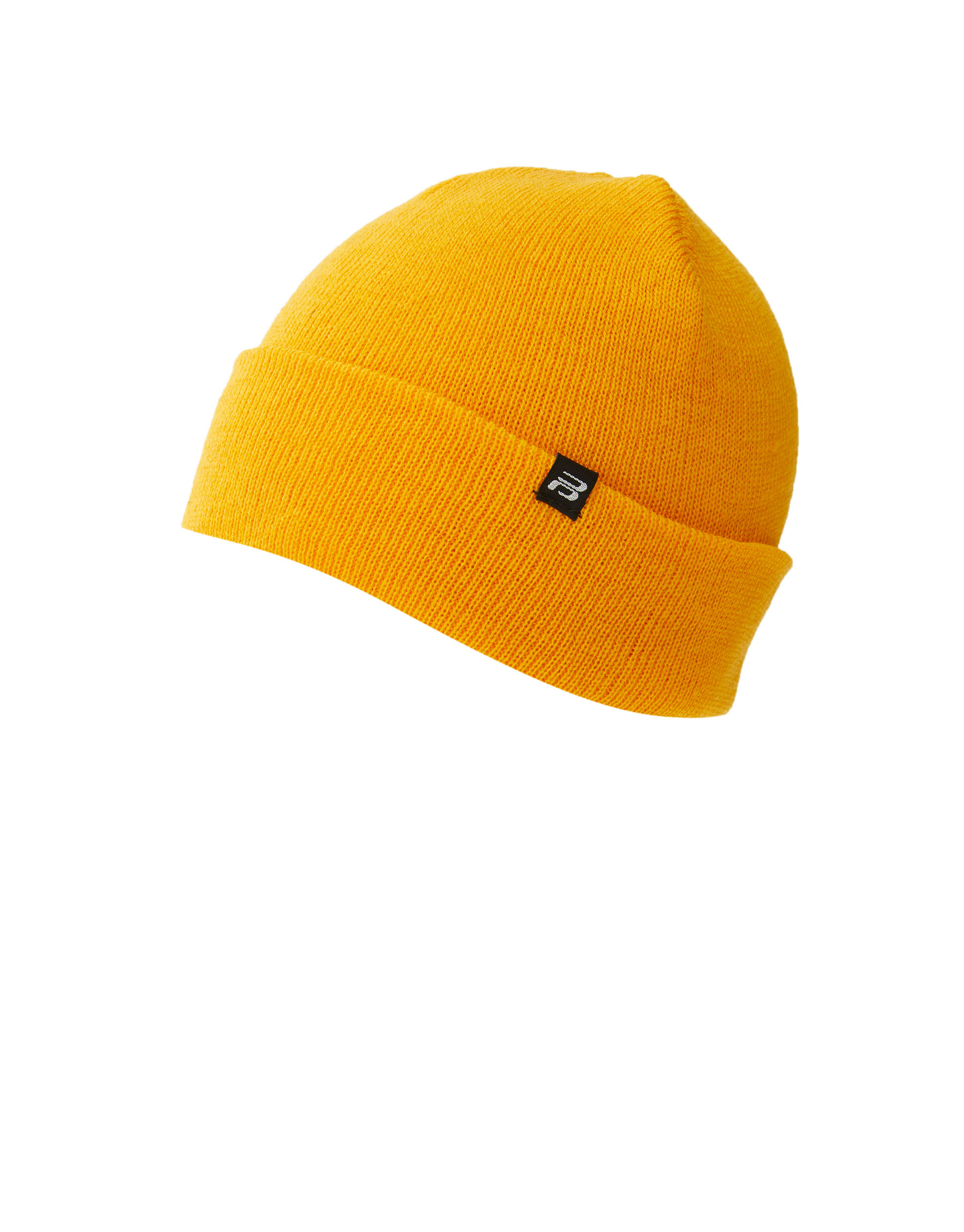 ГОРЧИЧНЫЙ Базовая шапка-бини с логотипом Pull & Bear