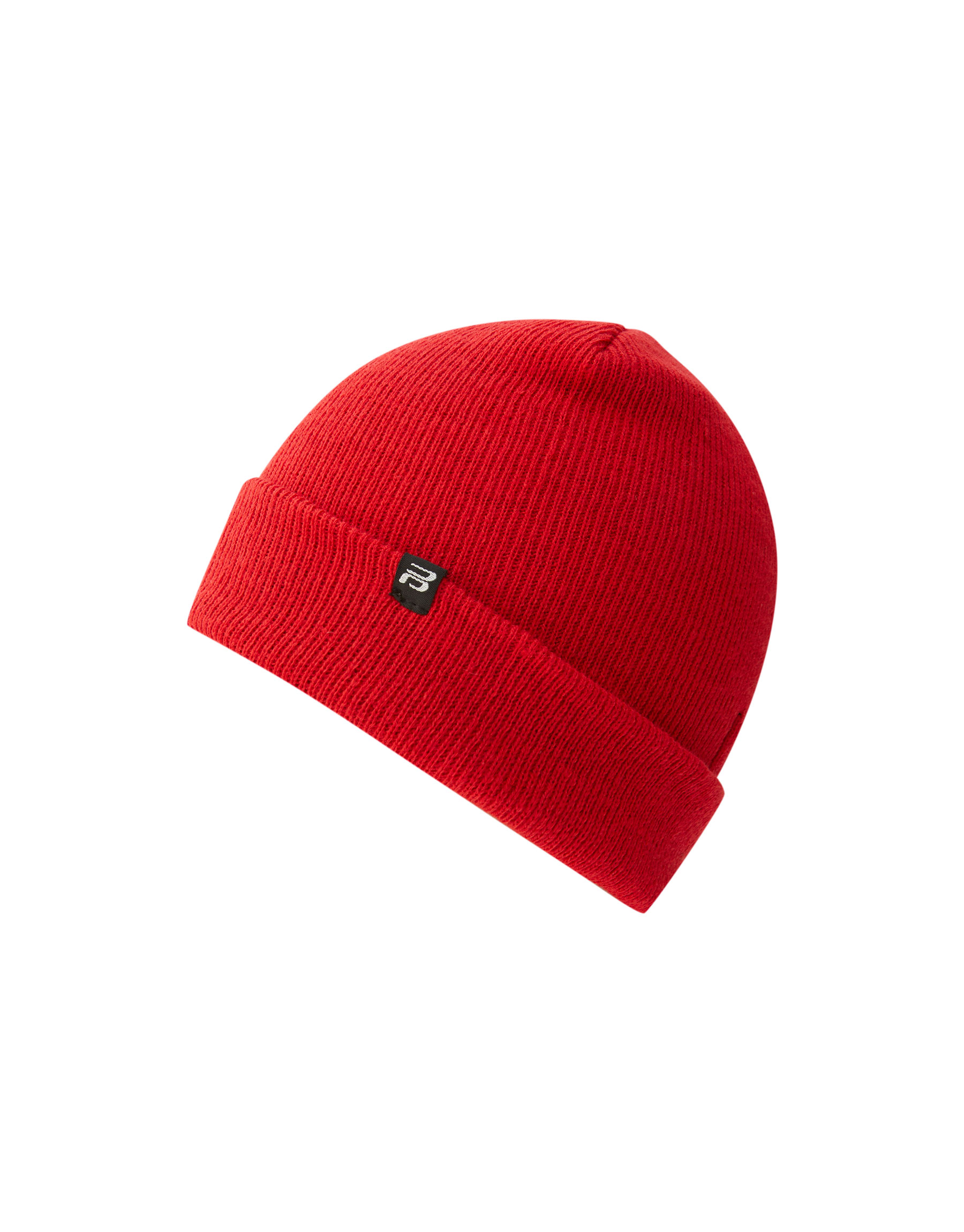 КРАСНЫЙ Базовая шапка-бини с логотипом Pull & Bear