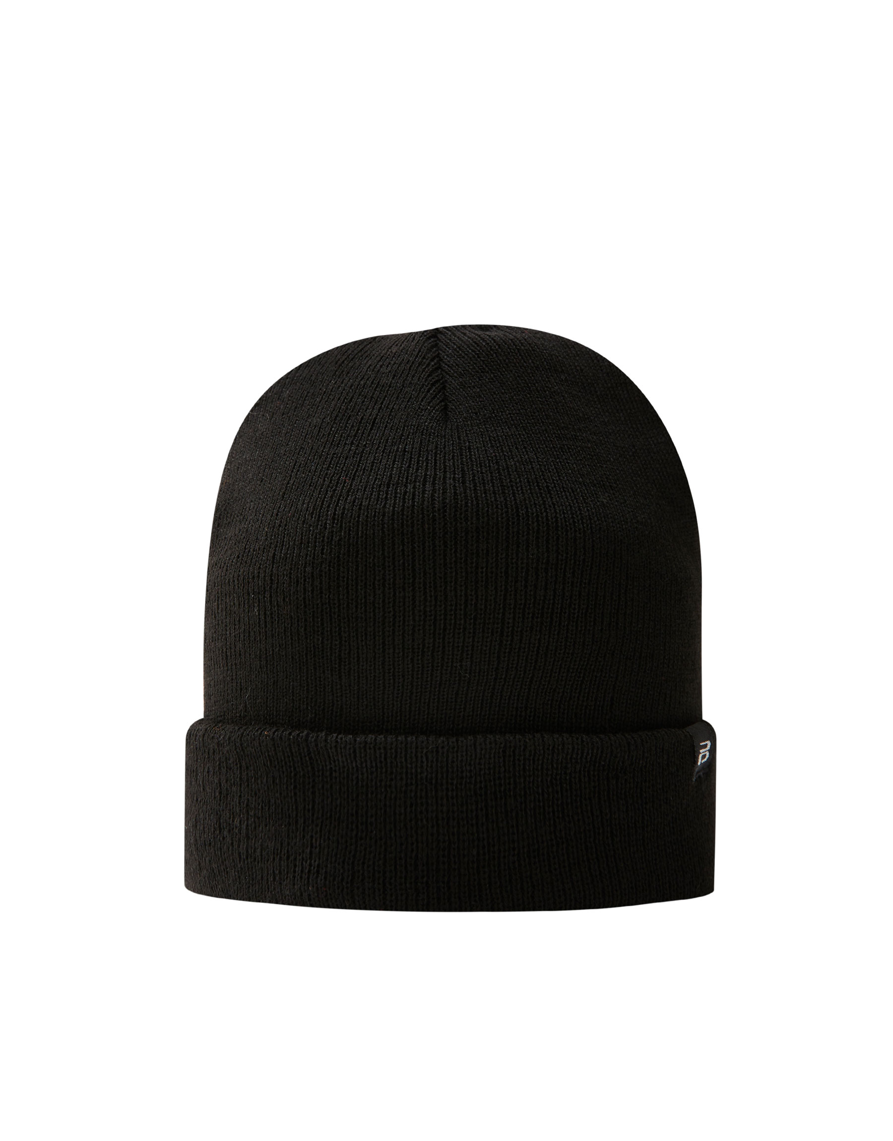 ЧЕРНЫЙ Базовая шапка-бини с логотипом Pull & Bear