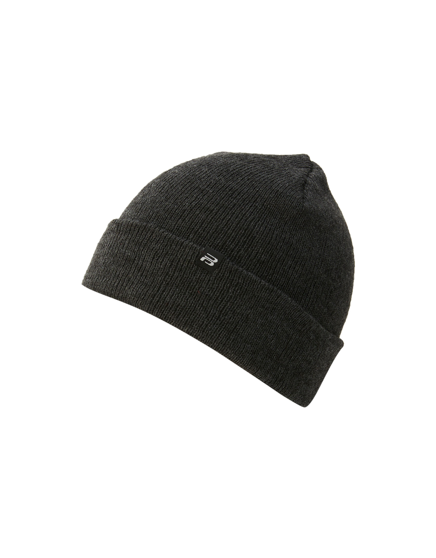 ТЕМНО-СЕРЫЙ Базовая шапка-бини с логотипом Pull & Bear