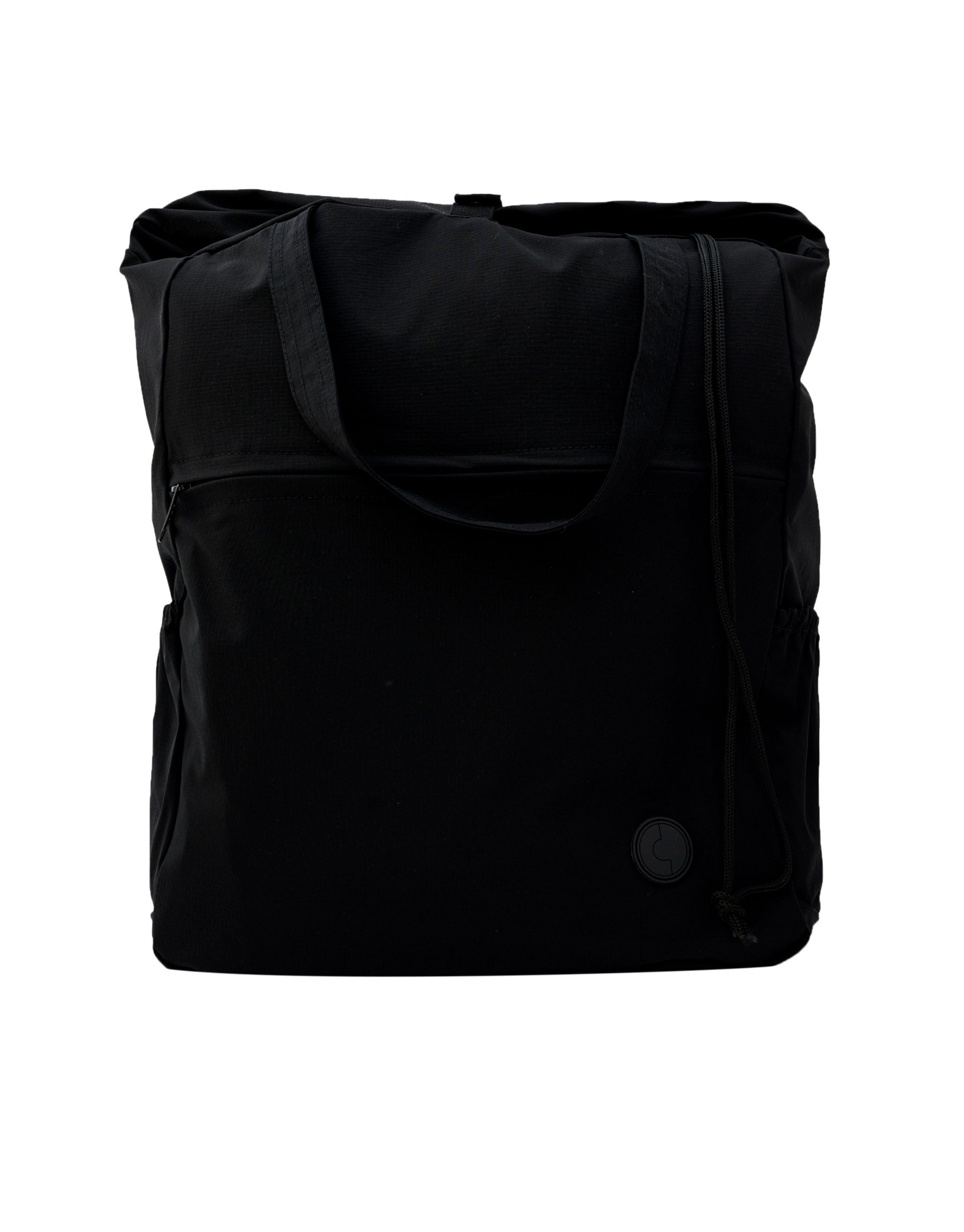 Базовый рюкзак из эластичного материала ЧЕРНЫЙ Pull & Bear