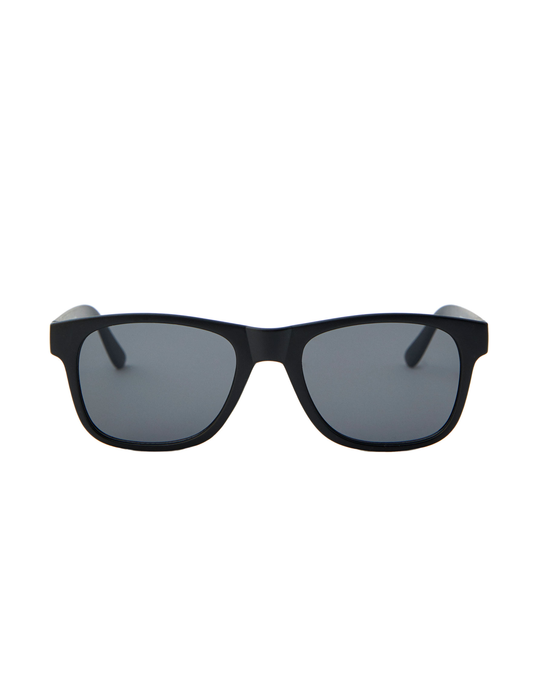 Солнцезащитные очки в черной квадратной оправе ЧЕРНЫЙ Pull & Bear