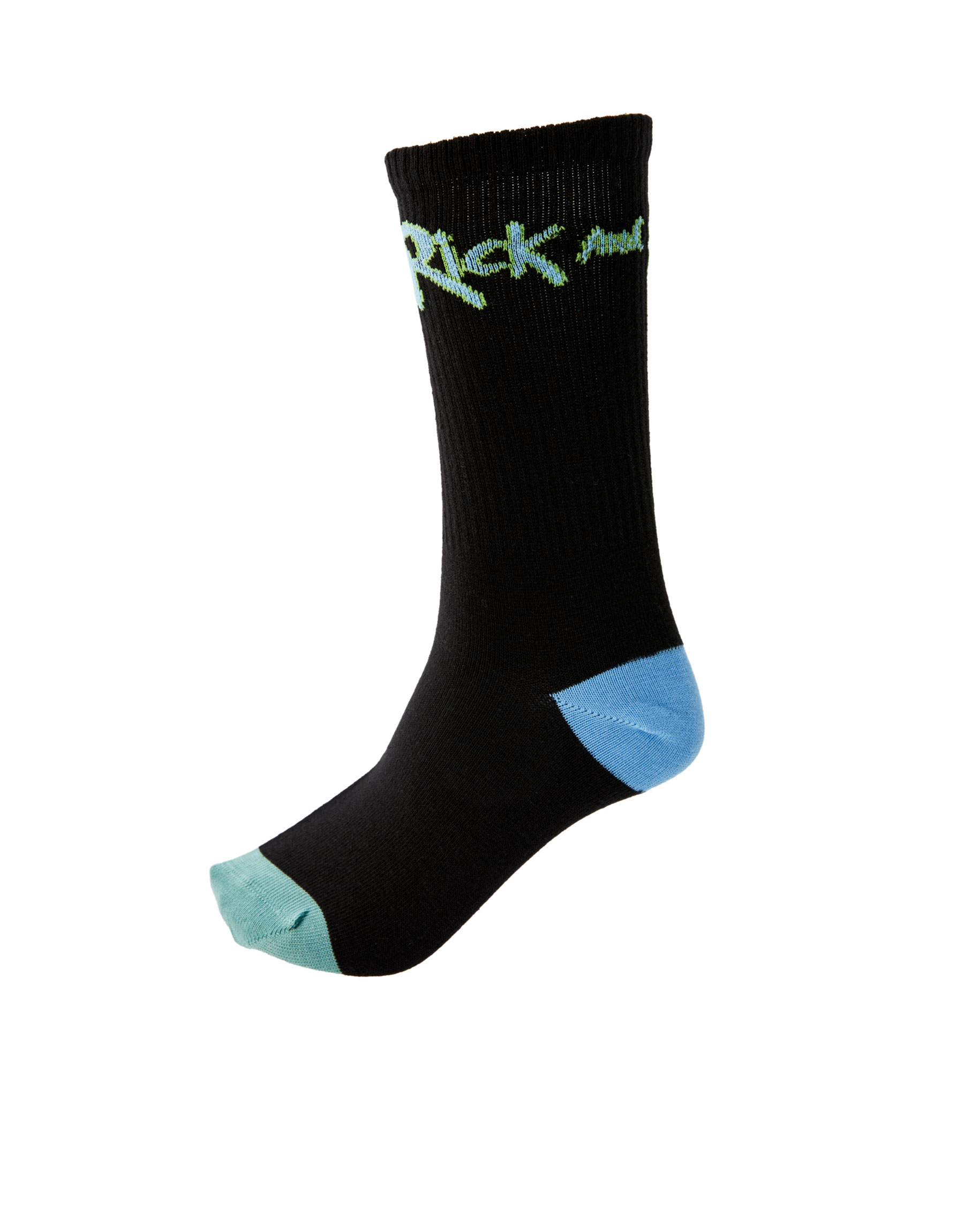 Черные носки с рисунком «Рик и Морти» ЧЕРНЫЙ Pull & Bear