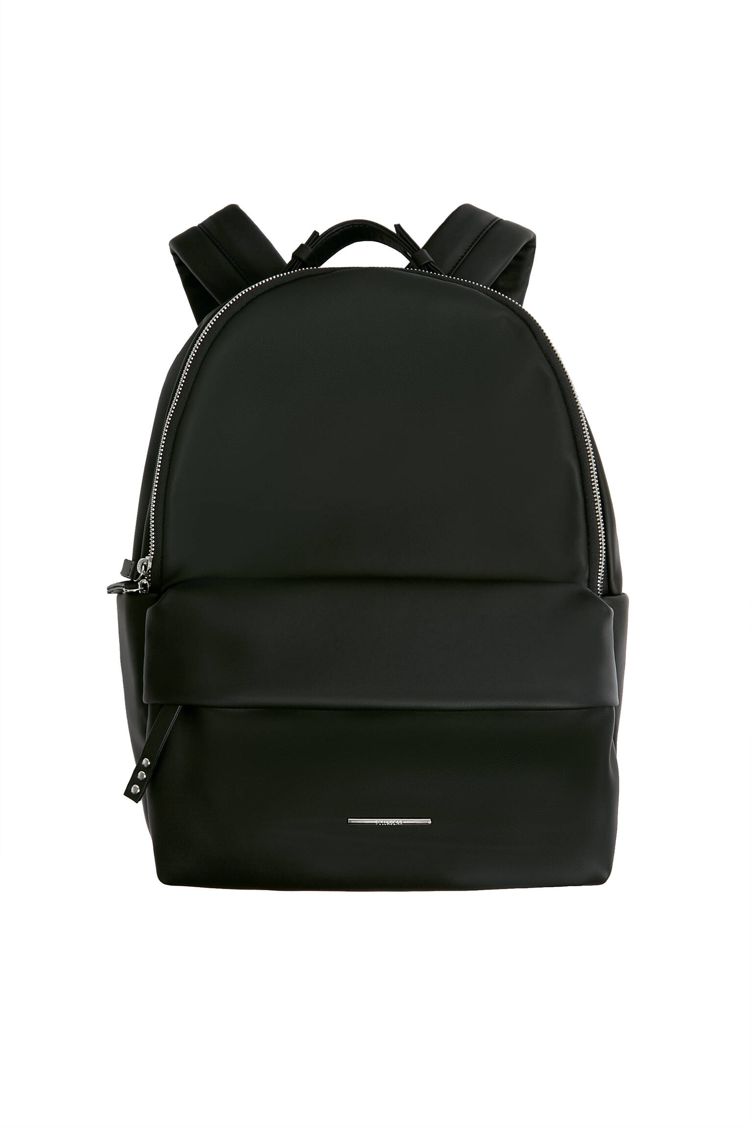Черный рюкзак в стиле кэжуал ЧЕРНЫЙ Pull & Bear