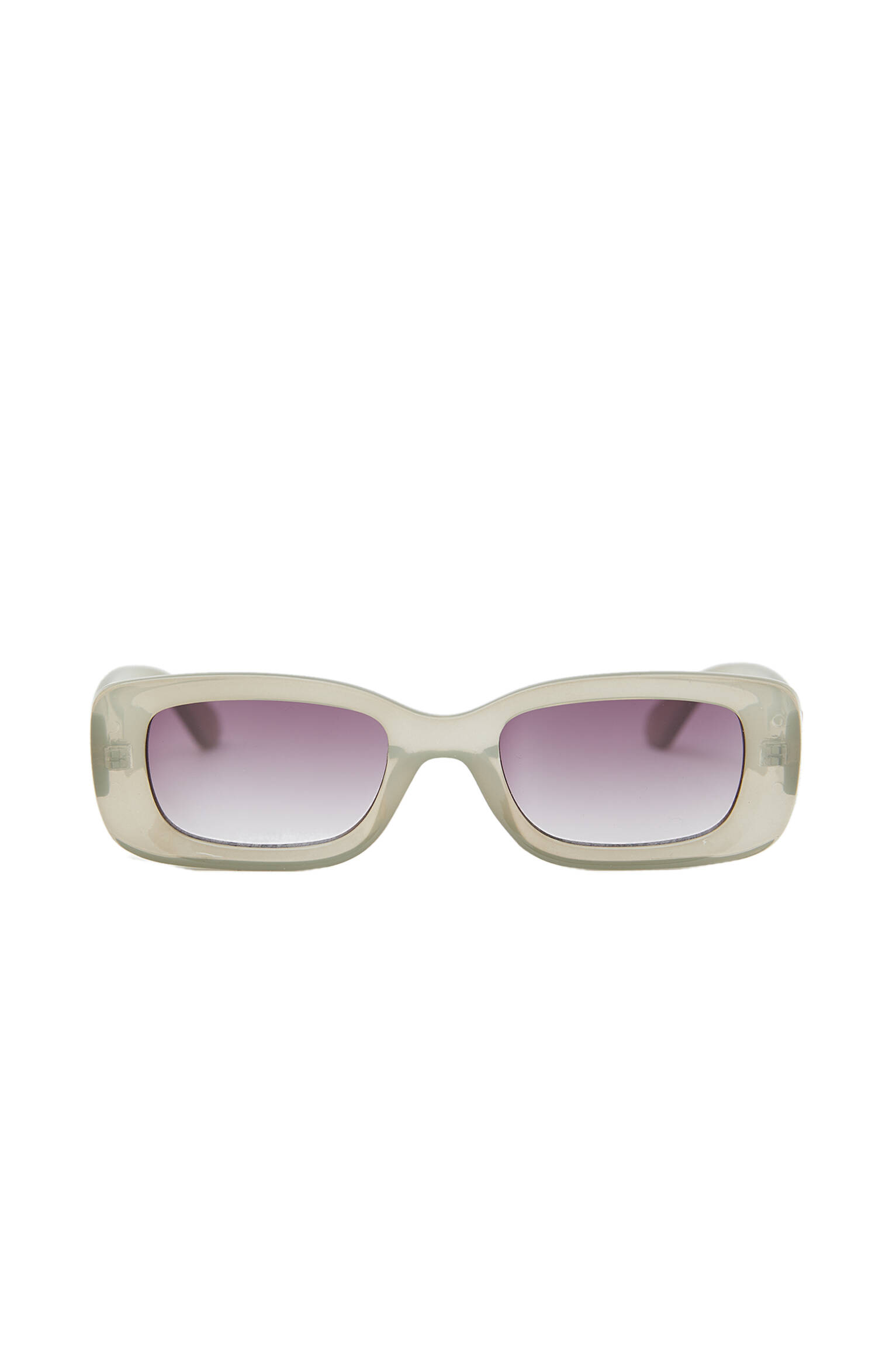 Солнцезащитные очки в прямоугольной оправе ХАКИ Pull & Bear