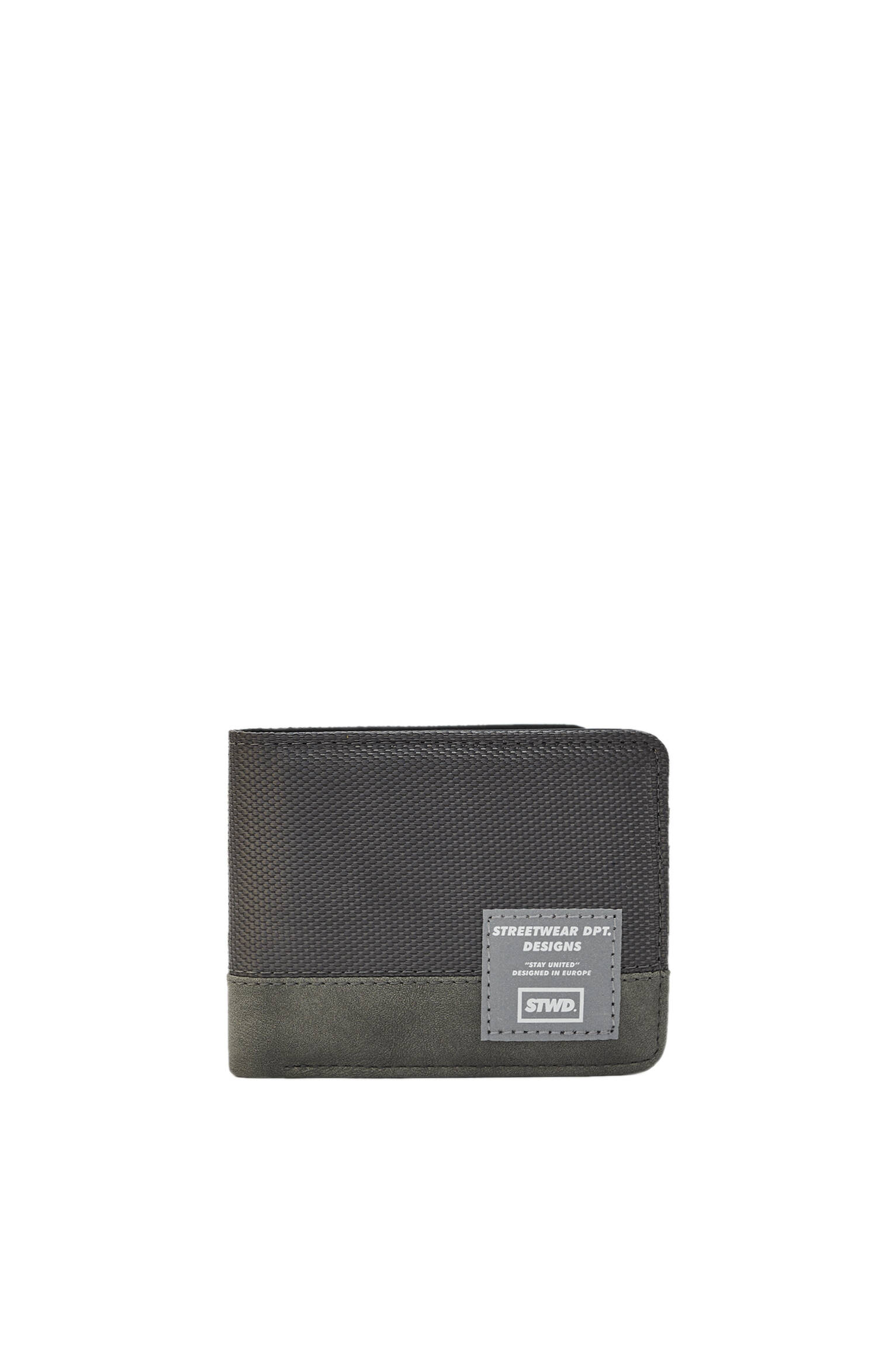 Серый комбинированный кошелек РАЗНЫЕ Pull & Bear