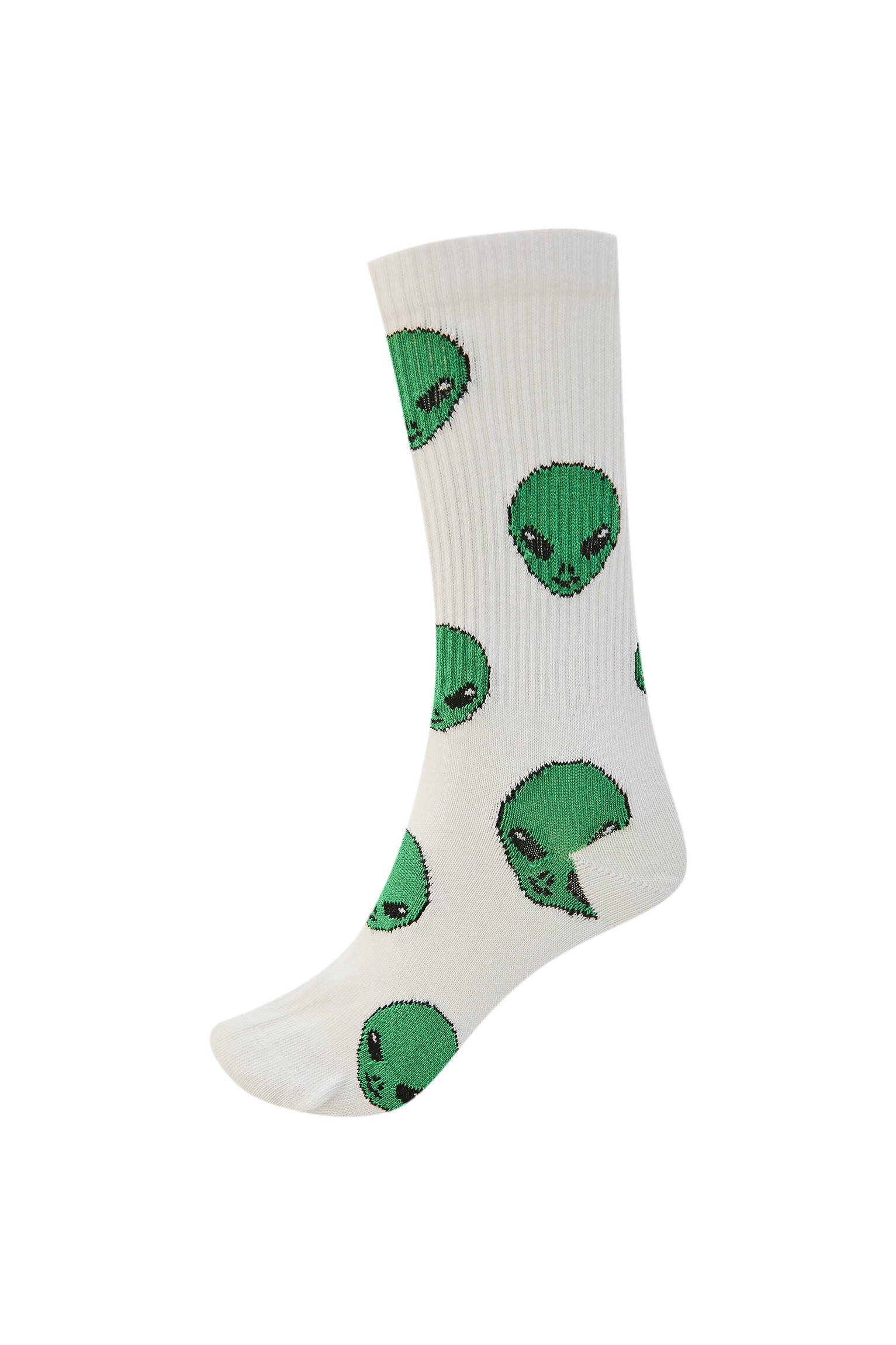 Длинные носки с принтом «Инопланетянин» РАЗНЫЕ Pull & Bear